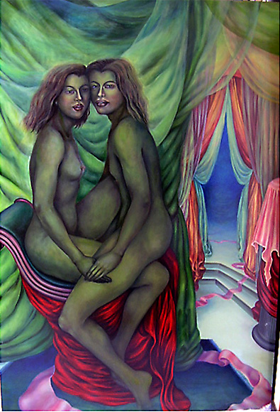 Anima & Animus 1996-1999, oil on canvas, 194x130 cm